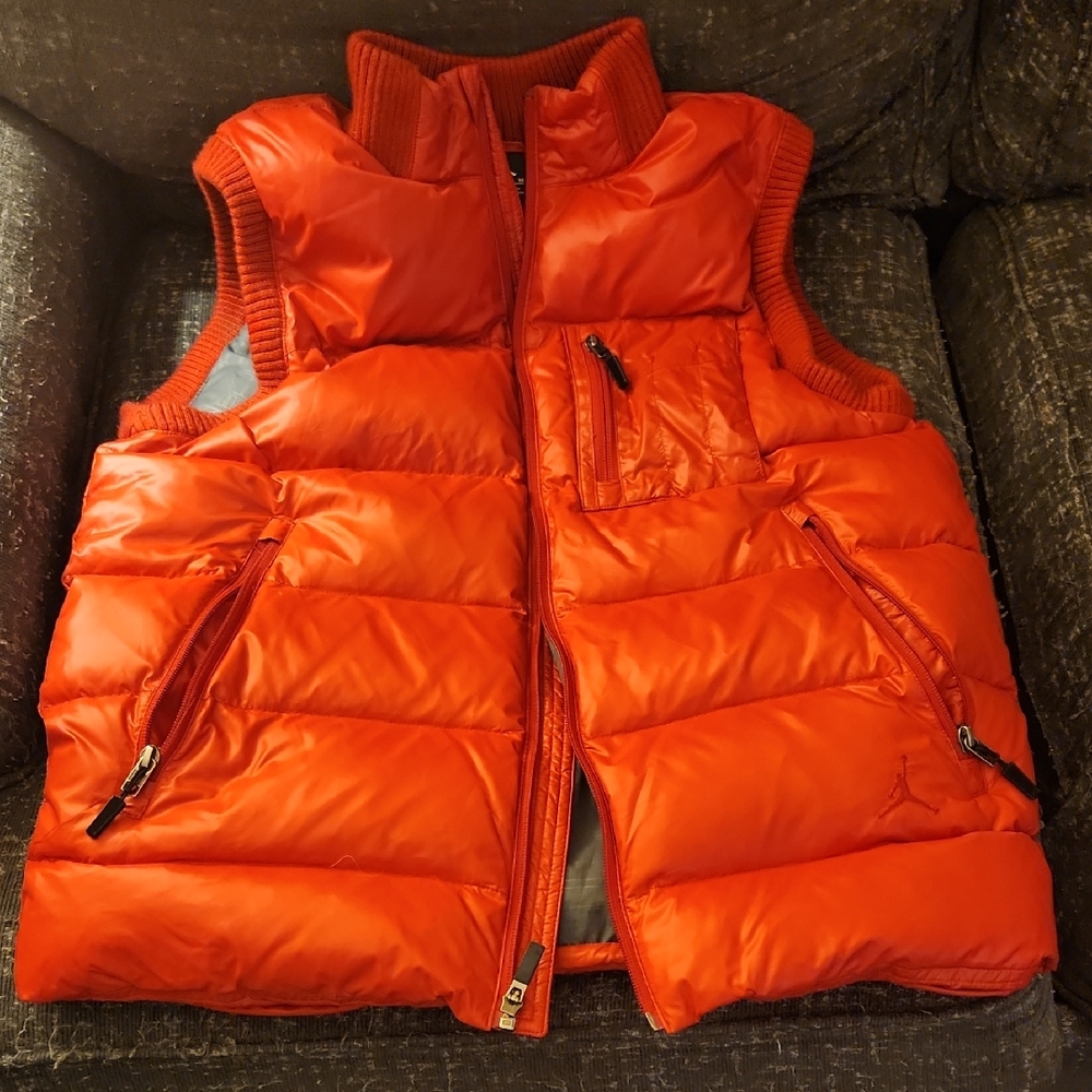 Red Jordan Puffer Vest